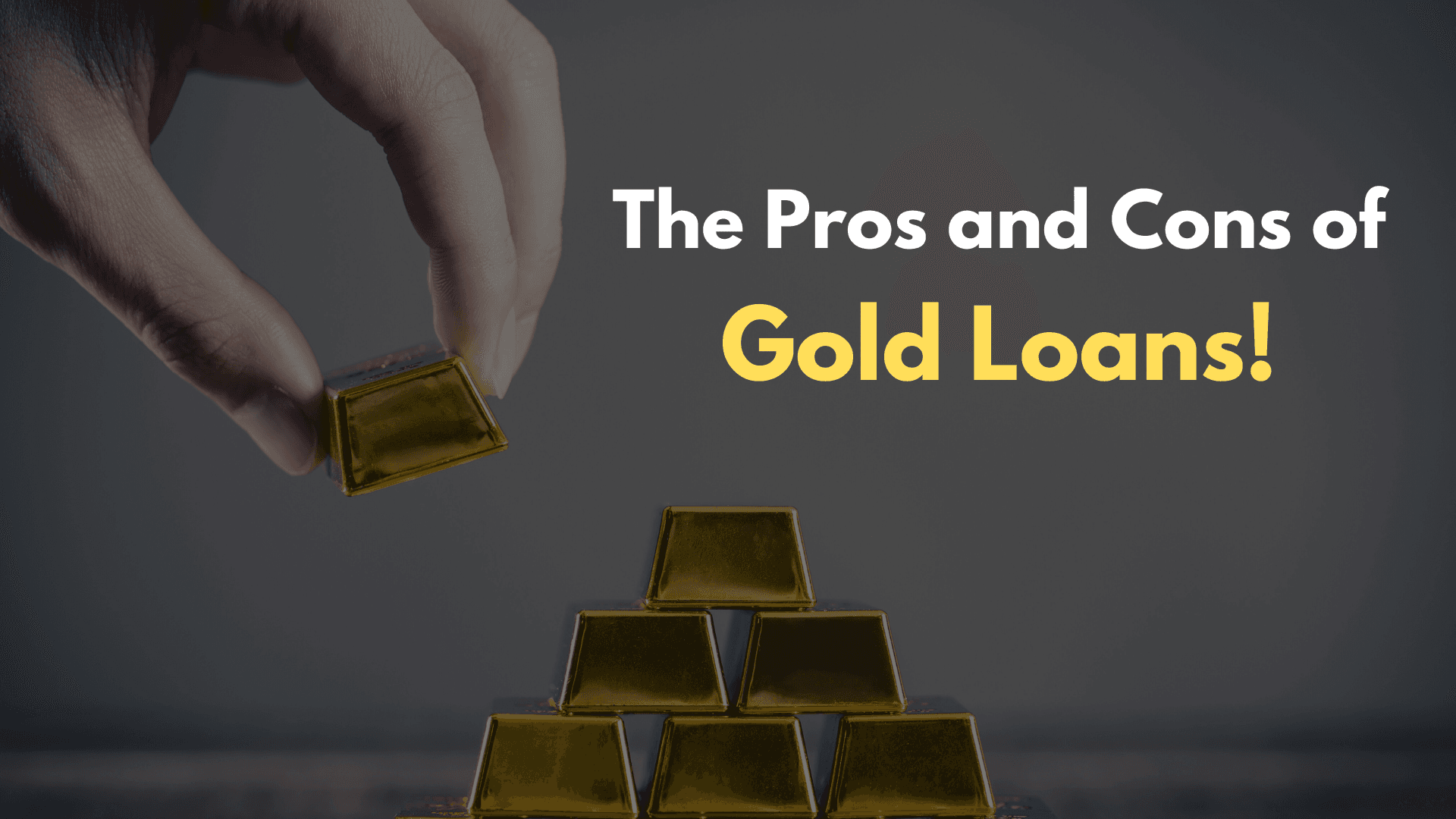 The Pros and Cons of Gold Loans
