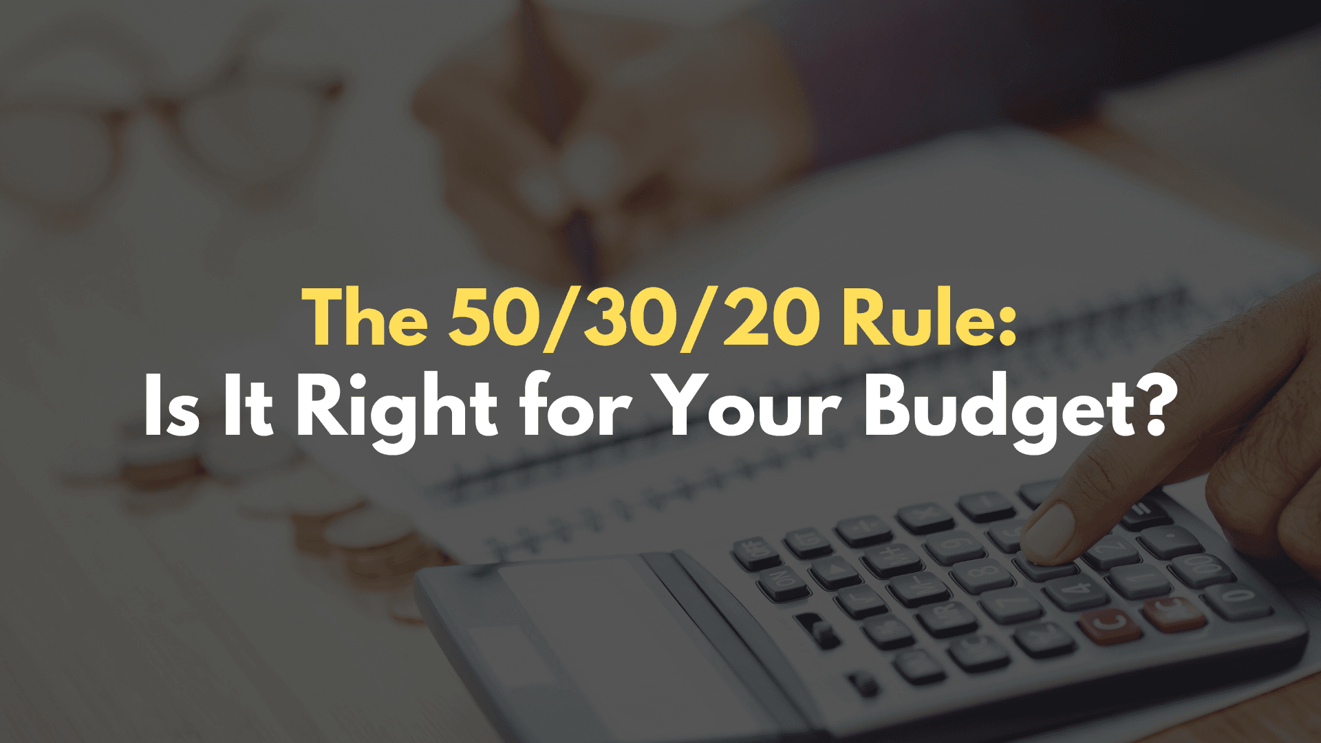 The 503020 Rule Is It Right for Your Budget